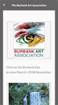 Mobile Screenshot of burbankartassociation.com